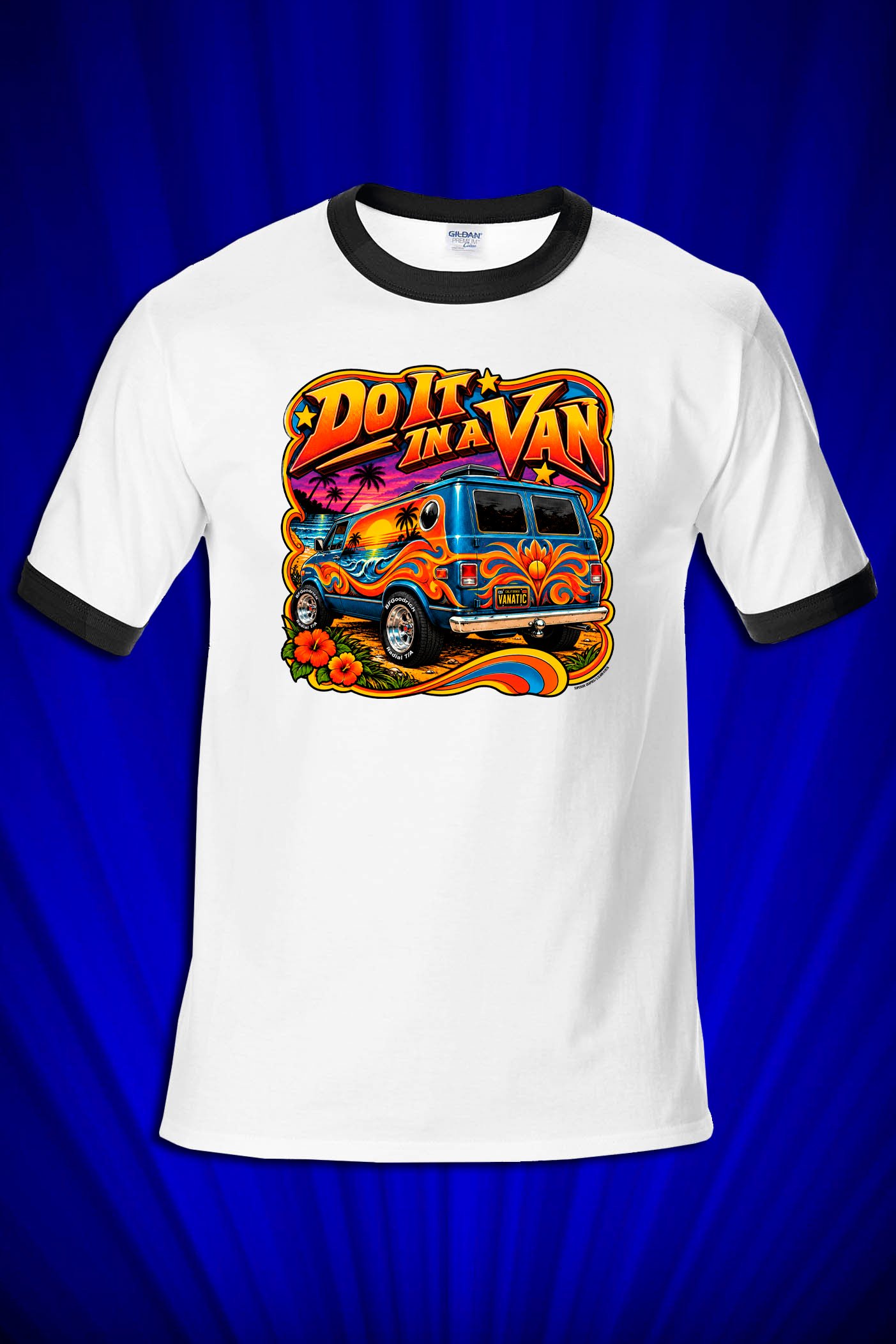 Do It In a Van '76 ringer t-shirt (Copy)