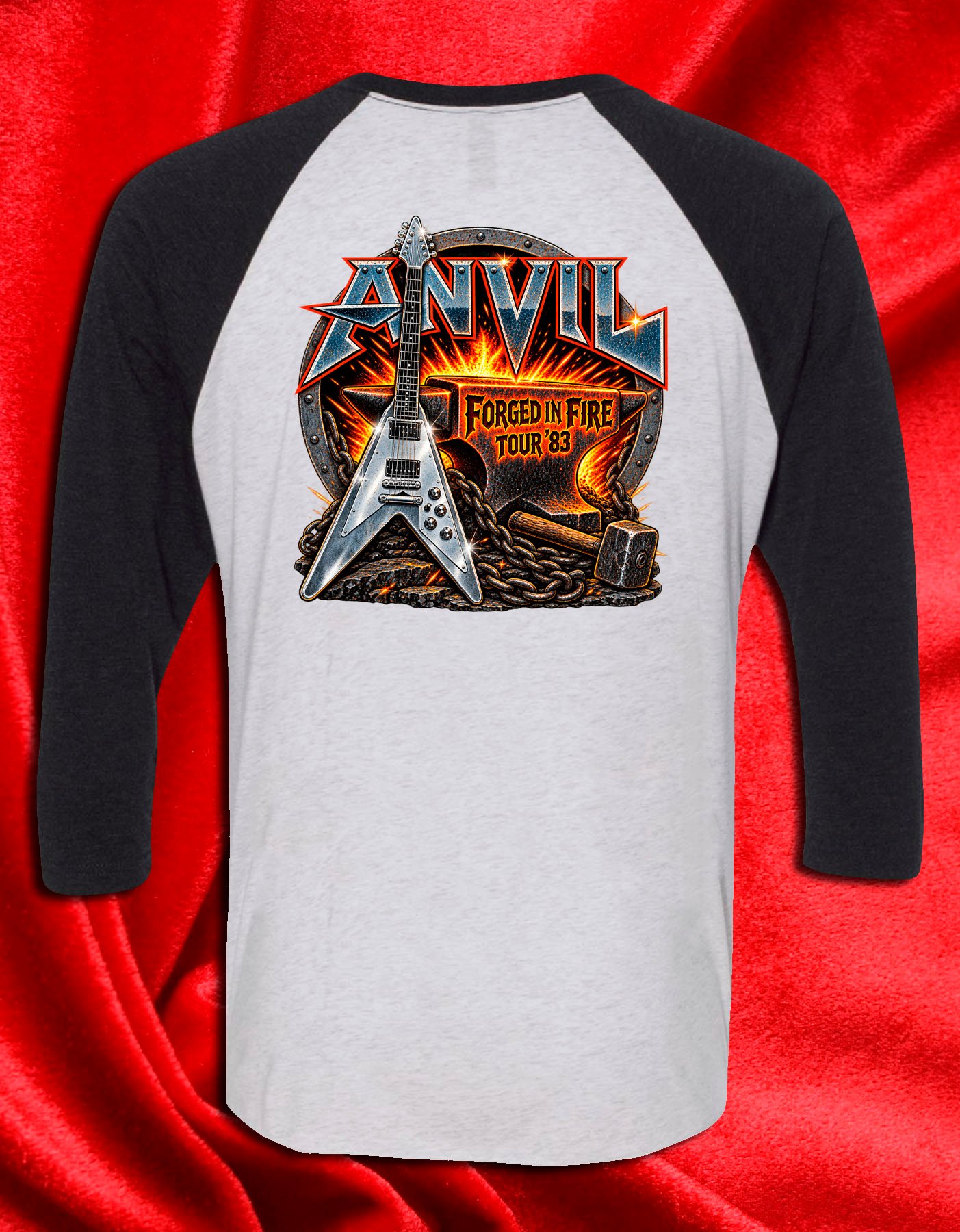 Anvil 1983 Tour Raglan Jersey - Image 2