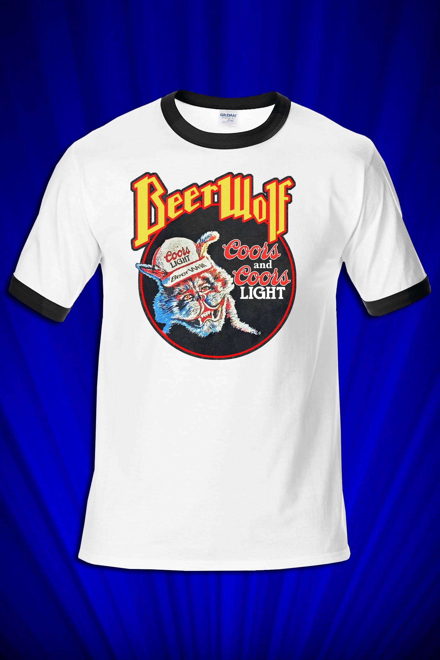 Beer Wolf Ringer T-shirt