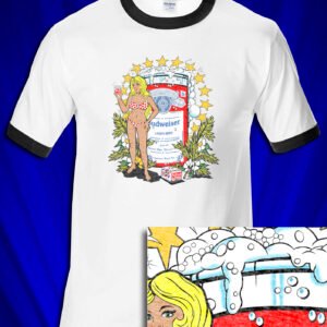 Bud Girl 1974 Ringer T-shirt