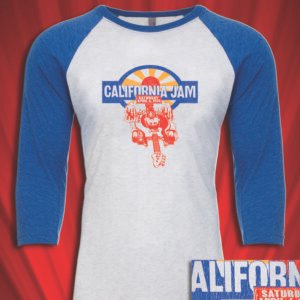 California Jam 1974 Music Festival Tour Raglan Jersey (Copy)