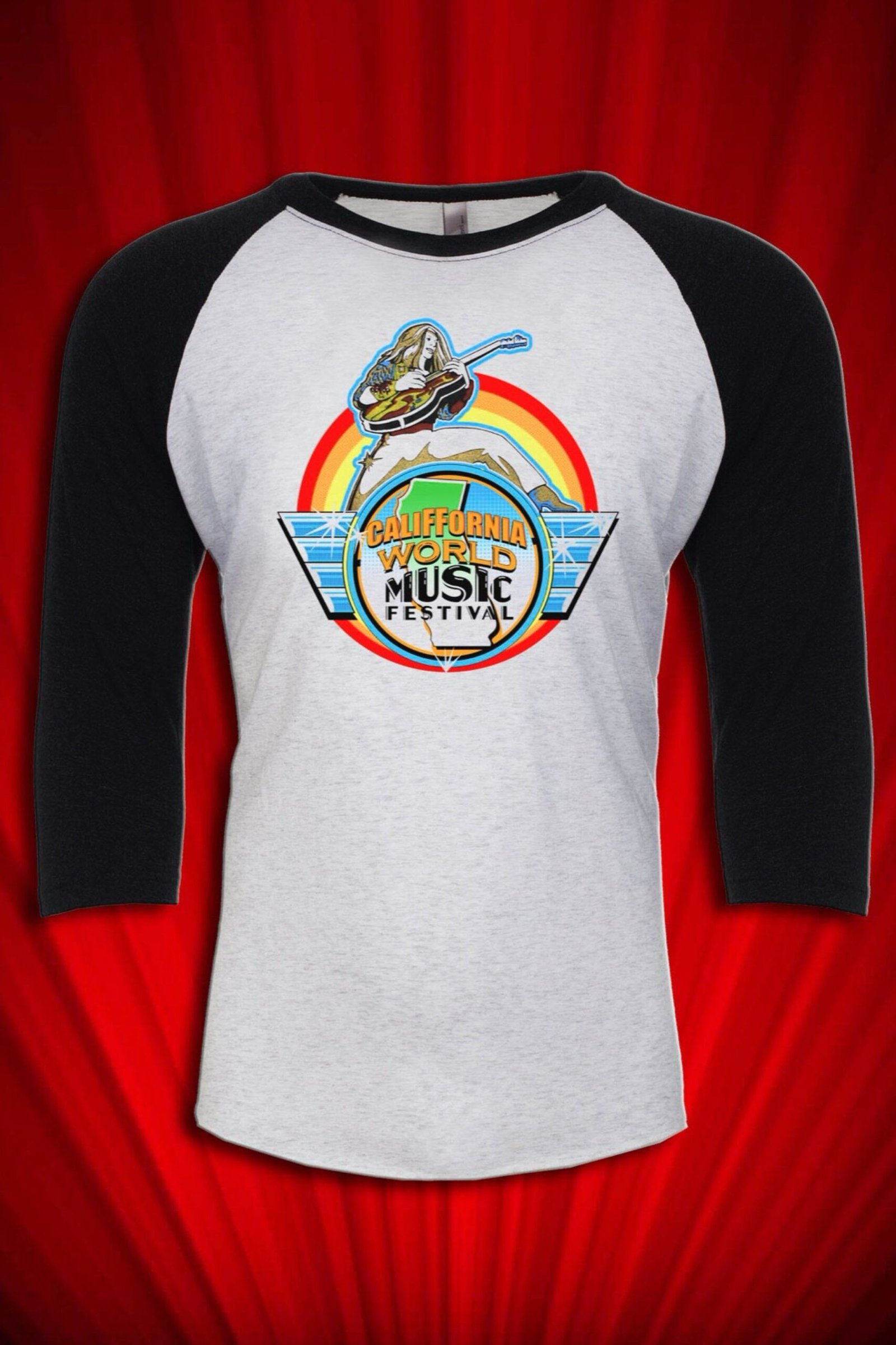 California Jam World Music Festival 1979 Tour Raglan Jersey