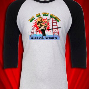 DOG Oakland Stadium California 1985 Heavy Metal Tour Raglan Jersey