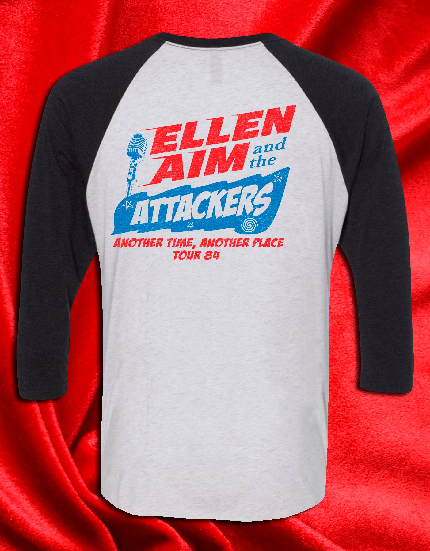 Ellen Aim & the Attackers 1984 Tour Raglan Jersey - Image 4