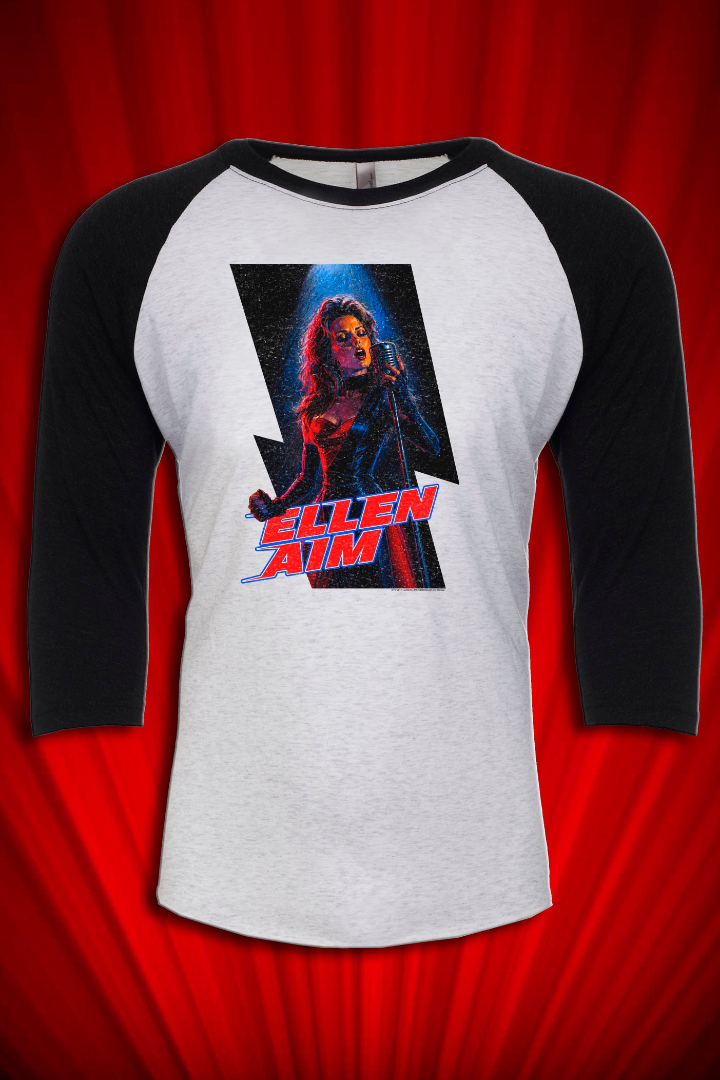Ellen Aim & the Attackers 1984 Tour Raglan Jersey