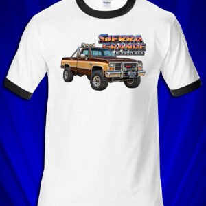 GMC Sierra Grande K-2500 4×4 pickup ringer t-shirt