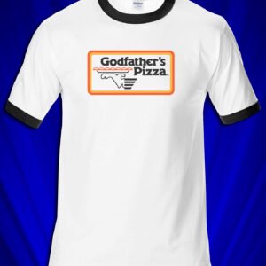 Godfathers Pizza Ringer T-shirt