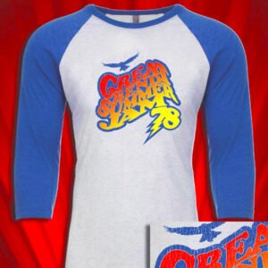 Great Bend Kansas Summer Jam 1978 Music Festival Tour Raglan Jersey