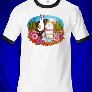 Hamms Beer Waterfall 1974s Ringer T-shirt (Copy)