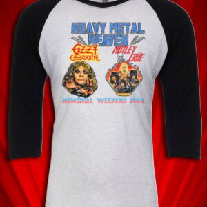 Heavy metal Heaven 1984 Tour Raglan Jersey