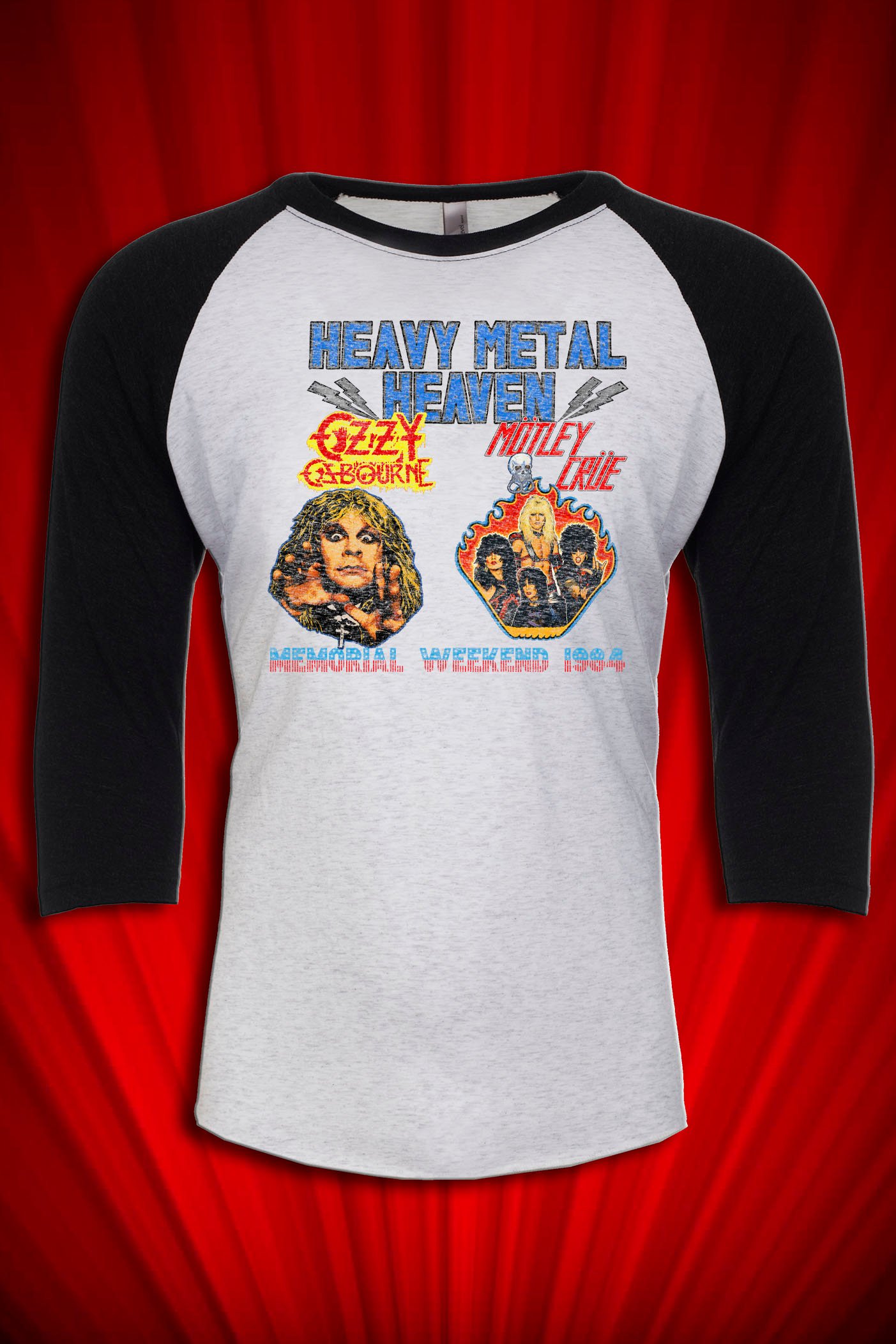 Heavy Metal Heaven 1984 Tour Raglan Jersey (Copy)