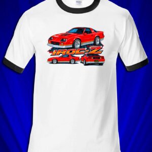 1985 Iroc Z Camaro Hot Rod ringer t-shirt