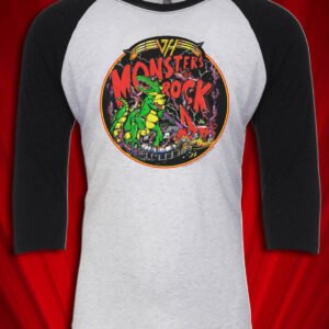 Monsters of Rock 87 Music Festival Tour Raglan Jersey
