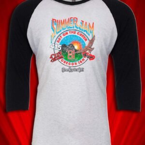 Oregon Jam 1981 Eugene OR Tour Raglan Jersey (Copy)