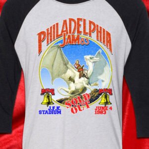 Philadelphia Jam 1983 JFK Stadium Tour Raglan Jersey