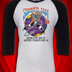 Oregon Summer Jam 1982 Music Festival Tour Raglan Jersey