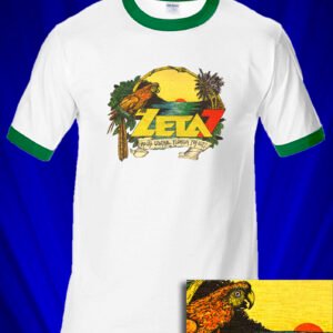 Zeta 7 Radio Station Orlando Fl 1970s-80s Ringer T-shirt